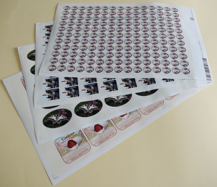 Foto Stickerbogen